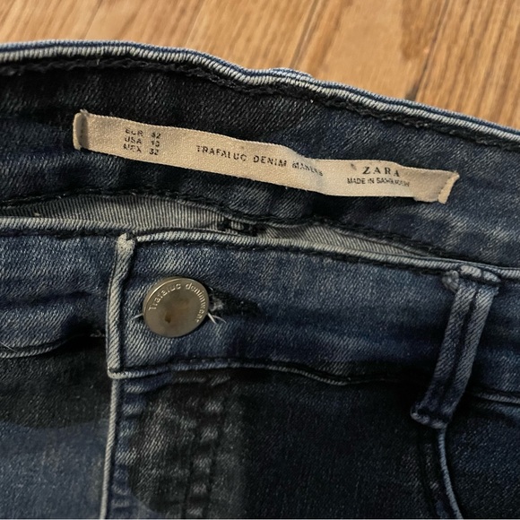 Zara Polka Dot Skinny Jeans - Picture 4 of 6